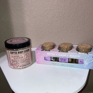 Coffee Body scrub & complete grow kit ￼